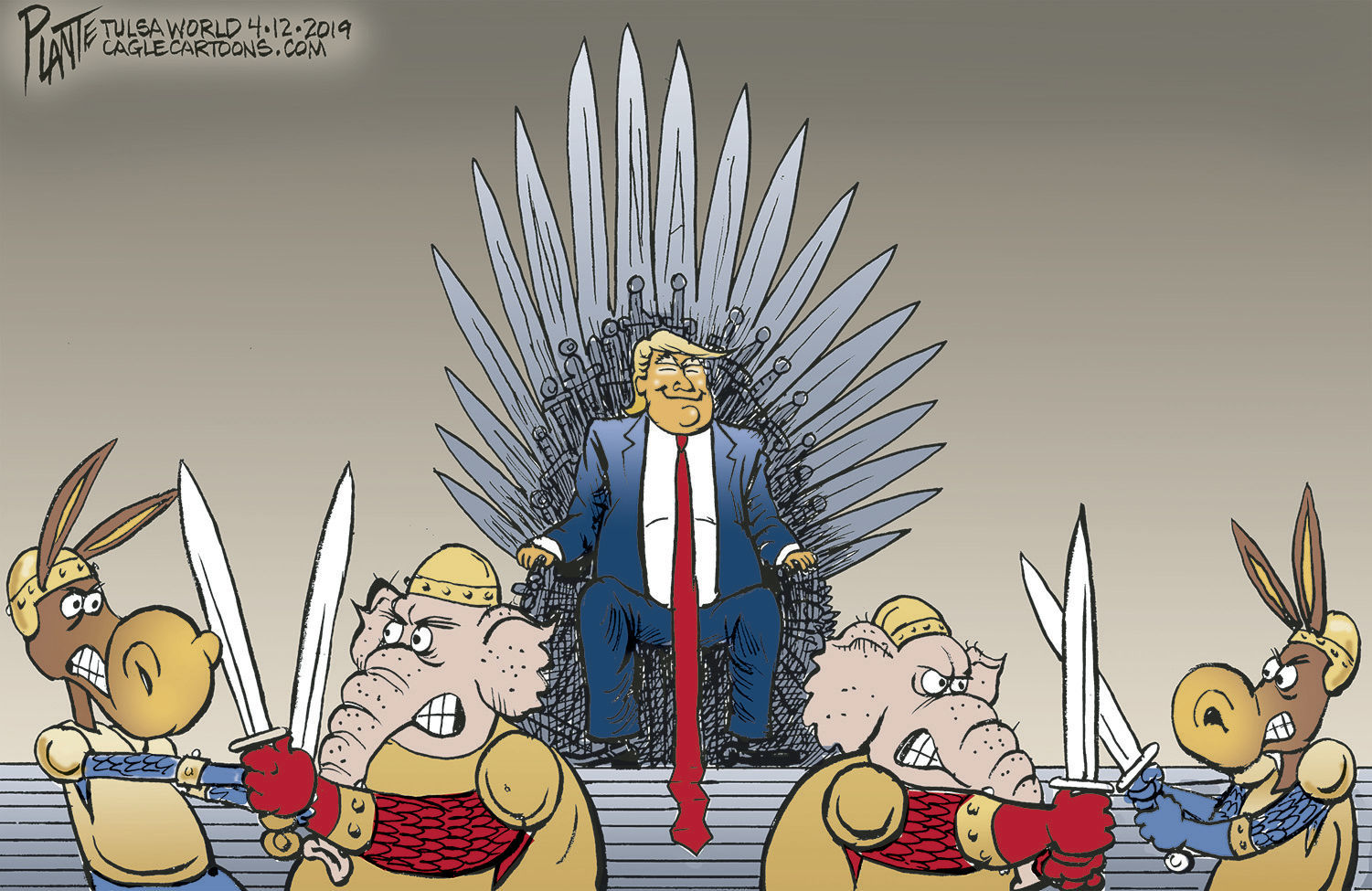 Bruce Plante Cartoon: Game of Throne